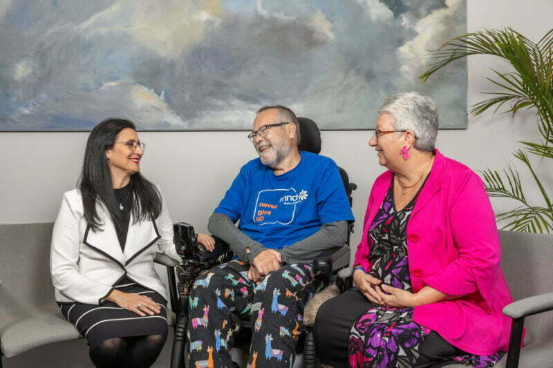 Professor Samar Aoun, Head of Palliative Care Research, Drew and Maureen in the Clinic
