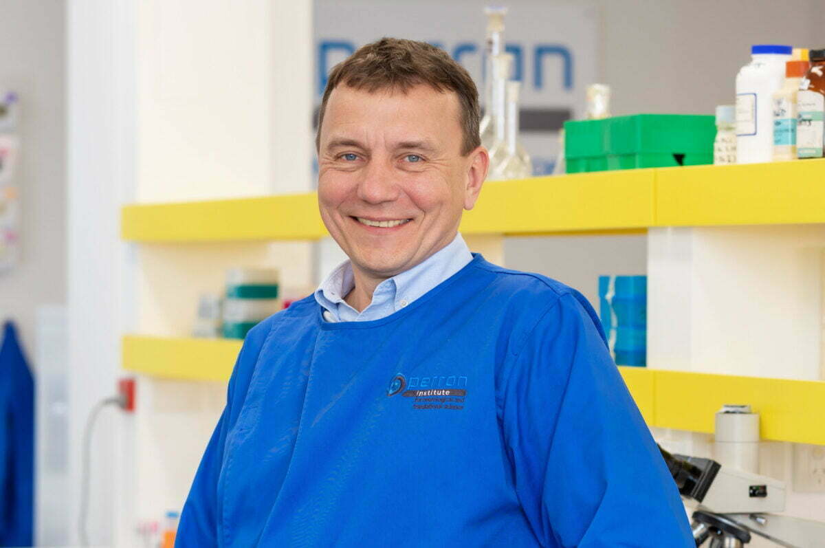 Prof Sulev Koks in the Perron Institute lab. Photo credit: Kelly Pilgrim-Byrne