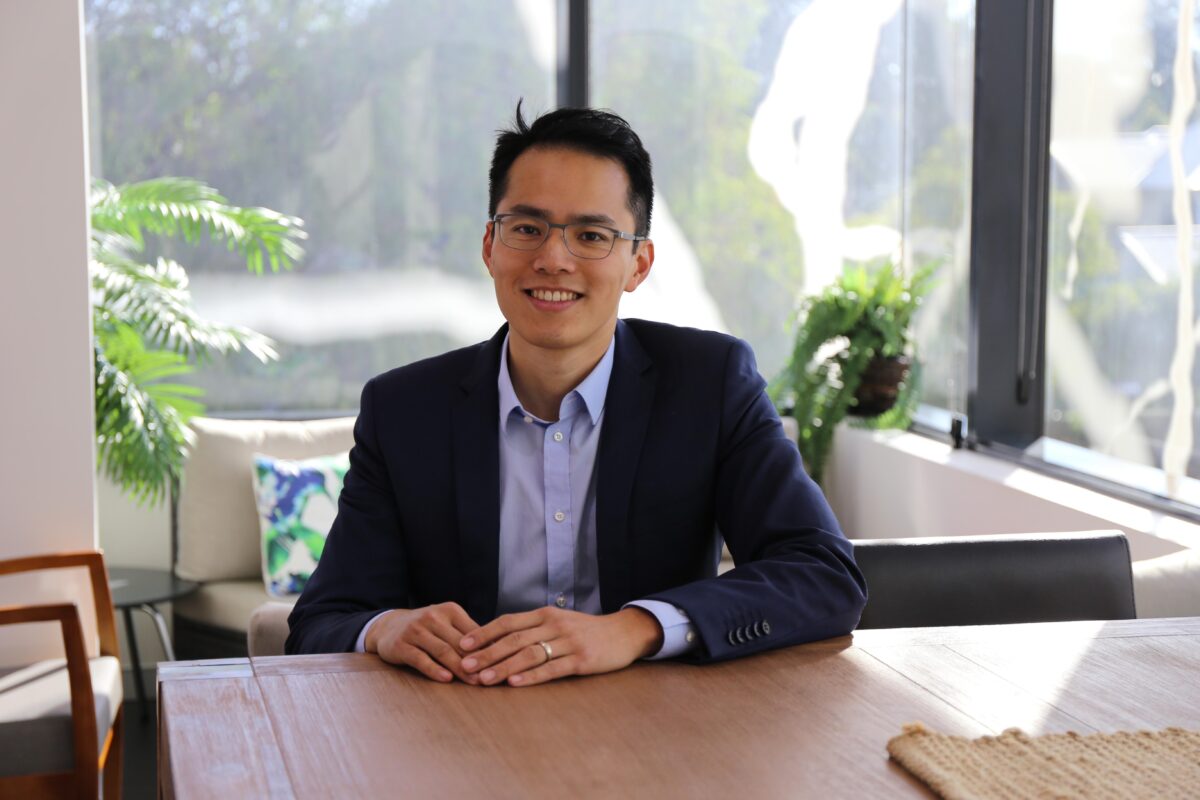 Dr Wayne Yau at the Perron Institute