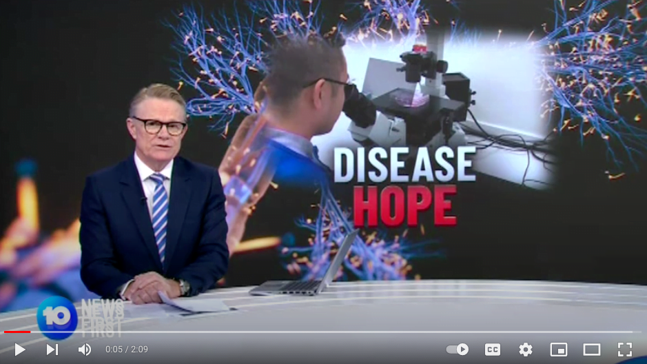 Ten News First MND Disease Hope 28 Dec 2023