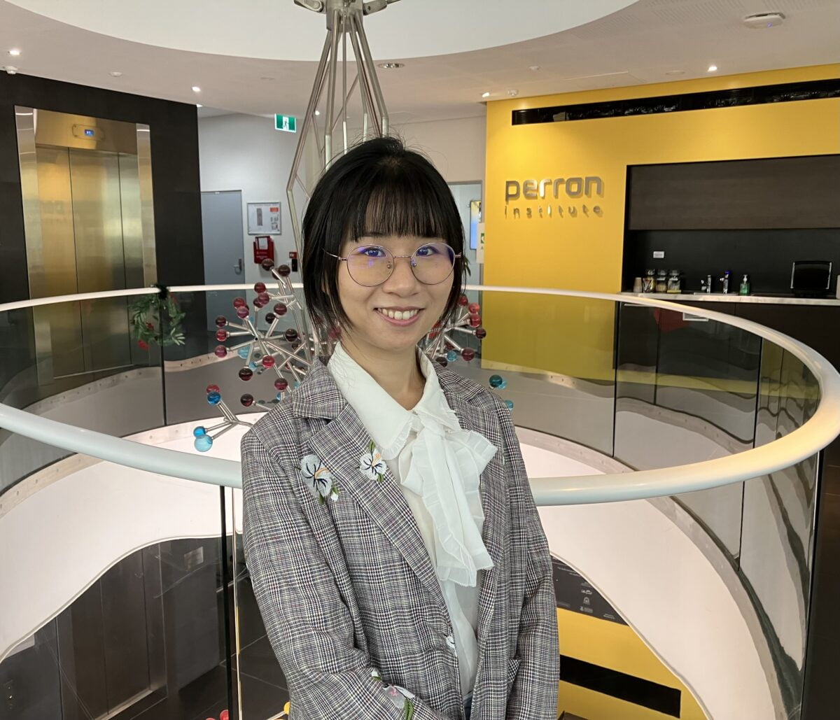 Dr Xiaonan Zhong at the Perron Institute