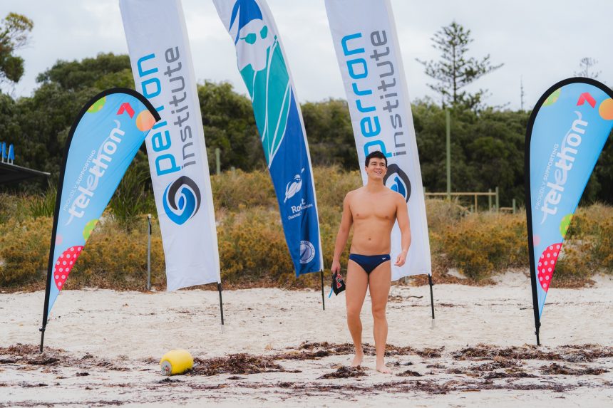 Andy’s Swim for Telethon for Youth Mental Health Research at the Perron Institute