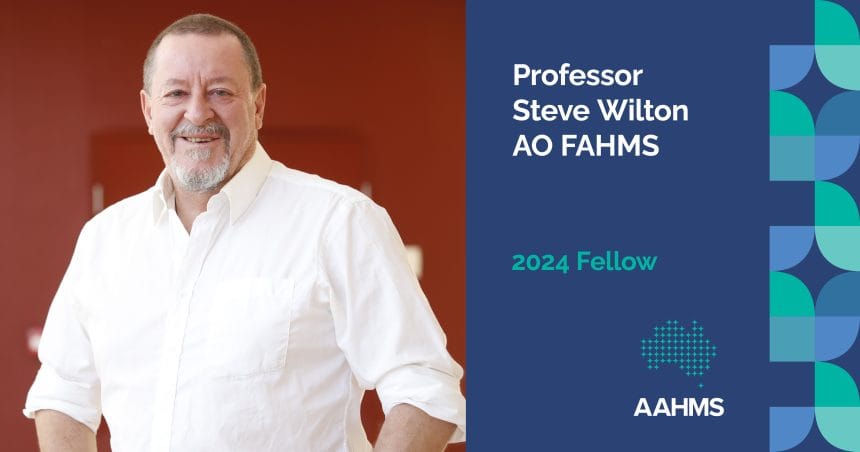 Professor Steve Wilton announced AAHMS Fellow