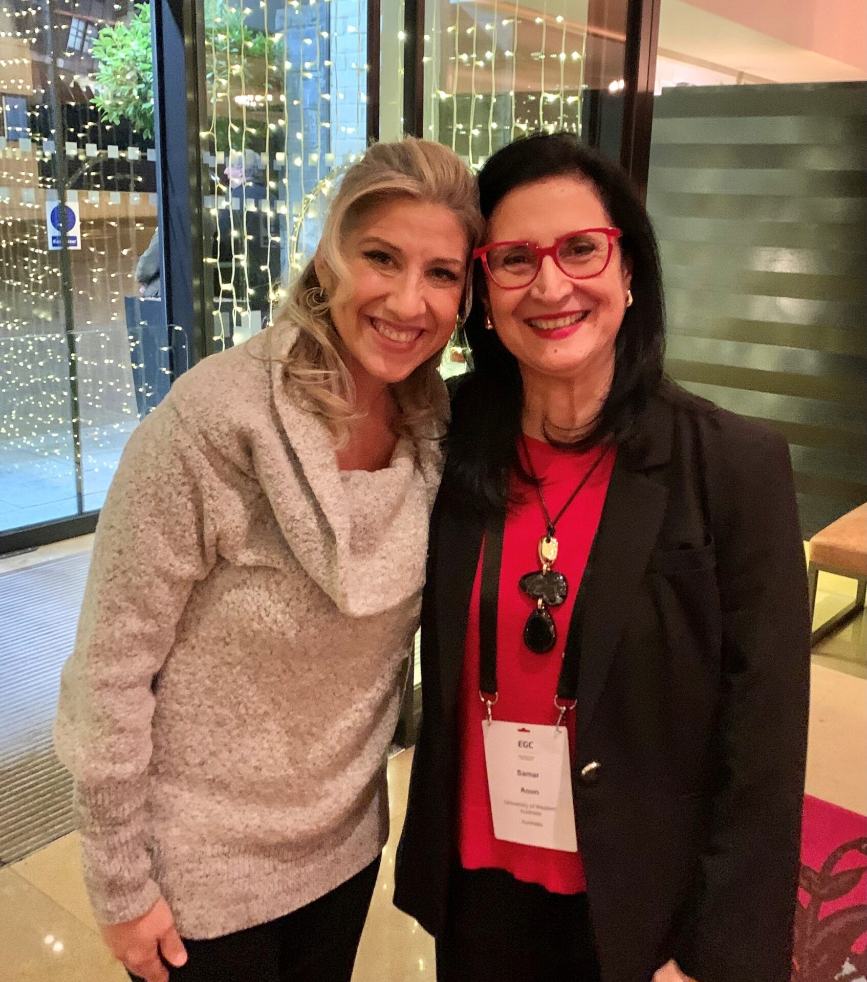 Samar Aoun and Wendy Lichtenthal