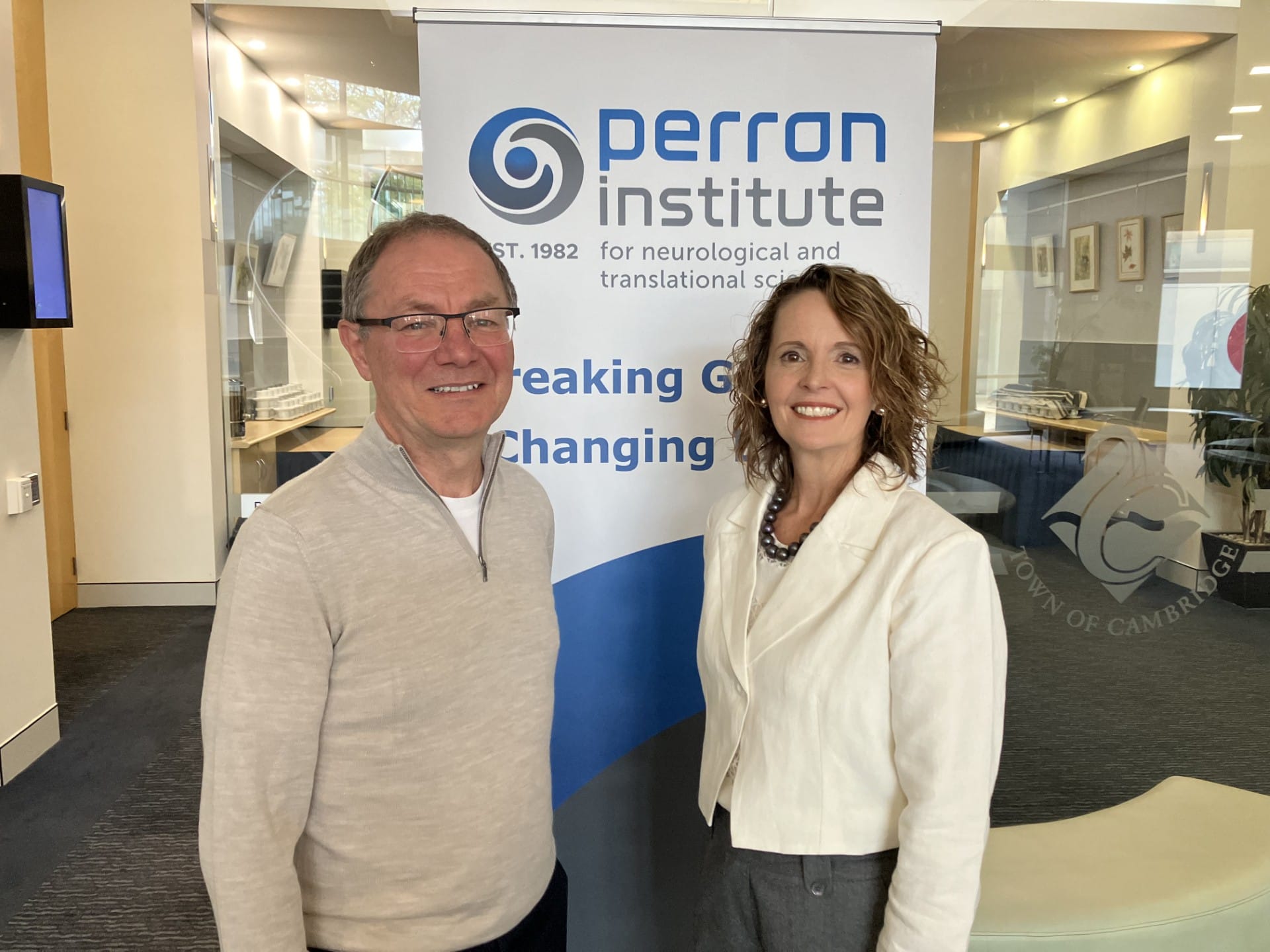 Bruce Simcock and Prof Erin Godecke ToC stroke public talk 17 Sept 2025