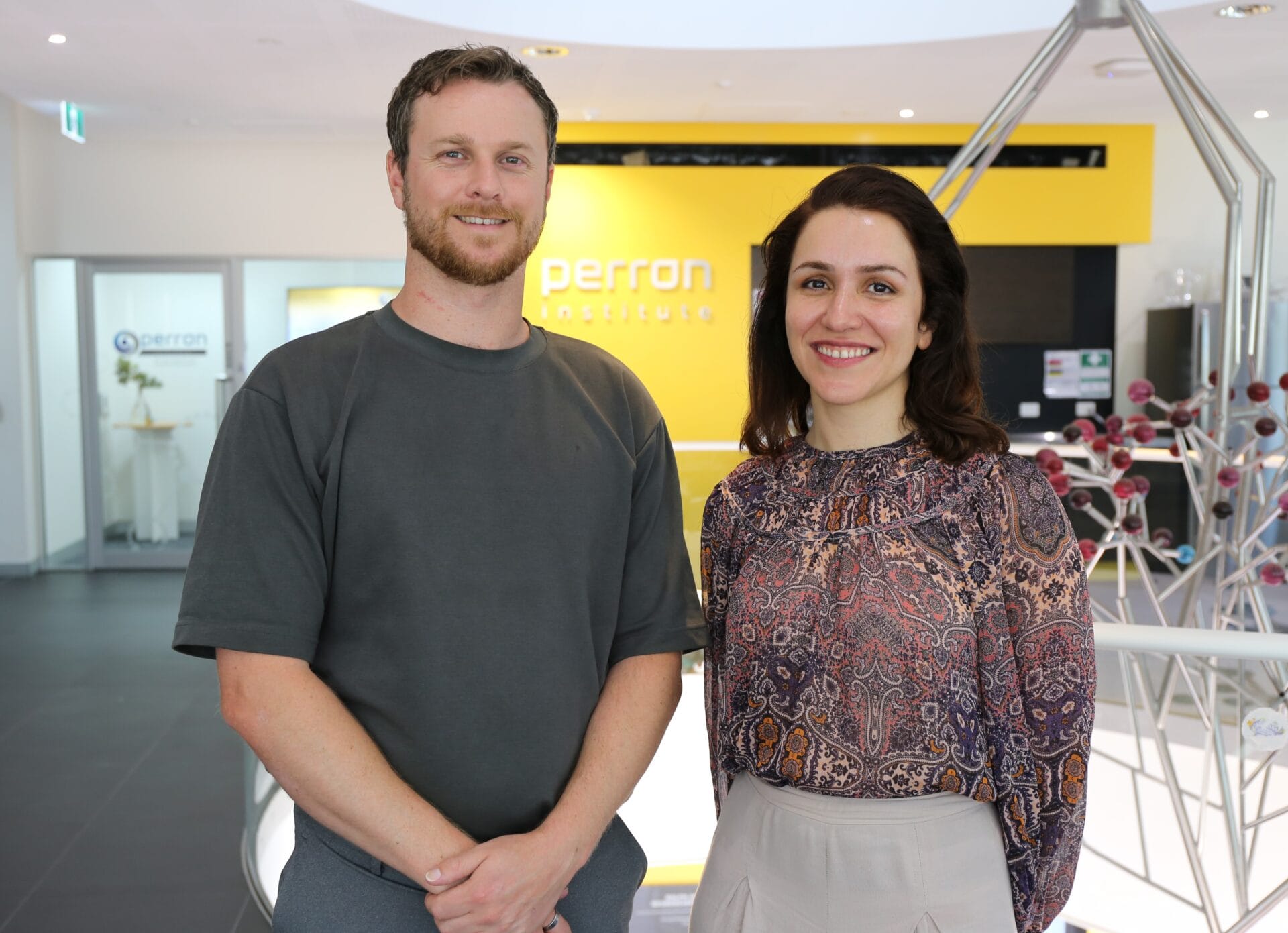 Brad Roberts and Zahra Cooper at the Perron Institute