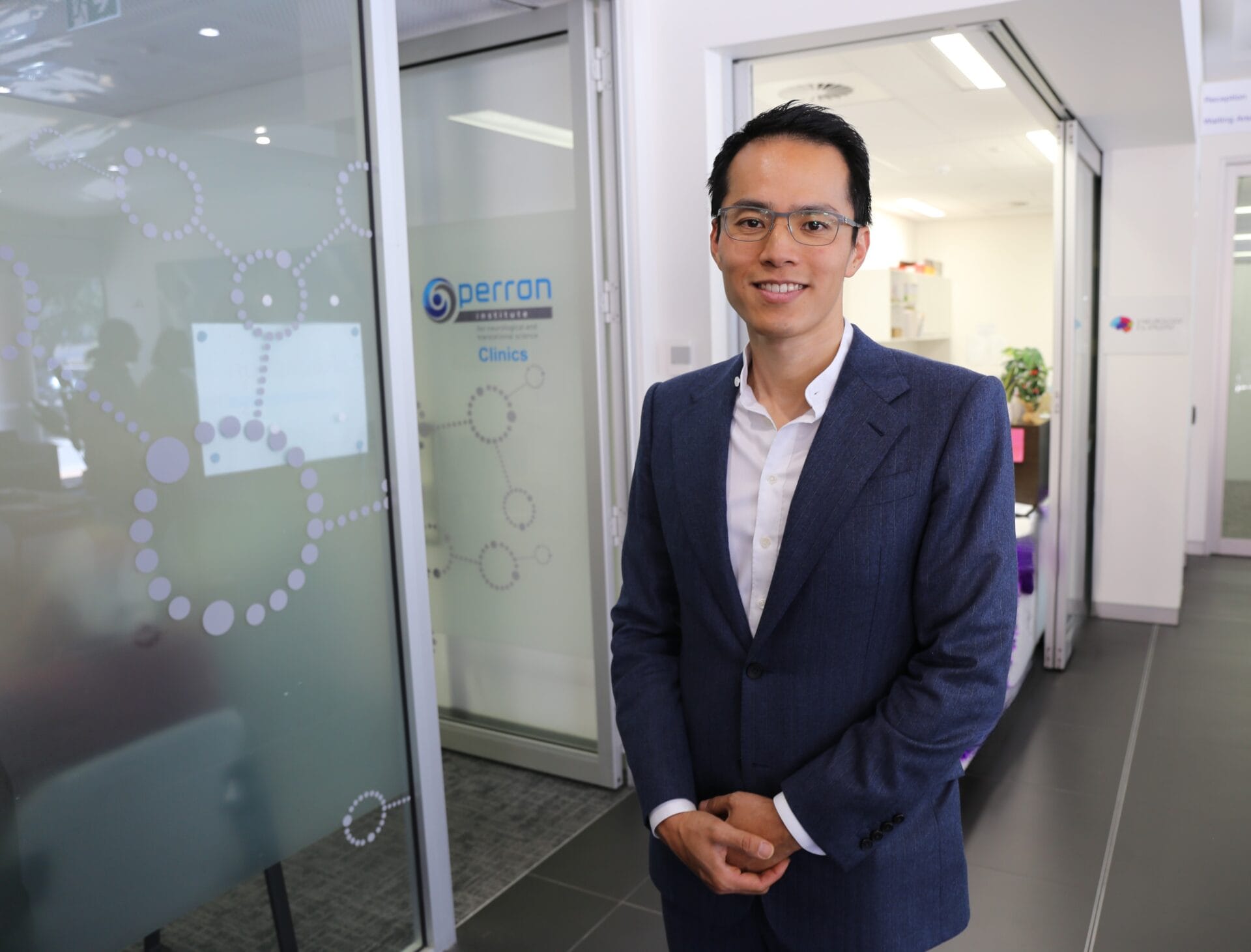 Dr Wai Wayne Yan Yau in the Perron Institute Clinic