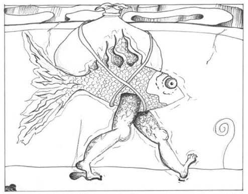 Artwork " Walking Fish"