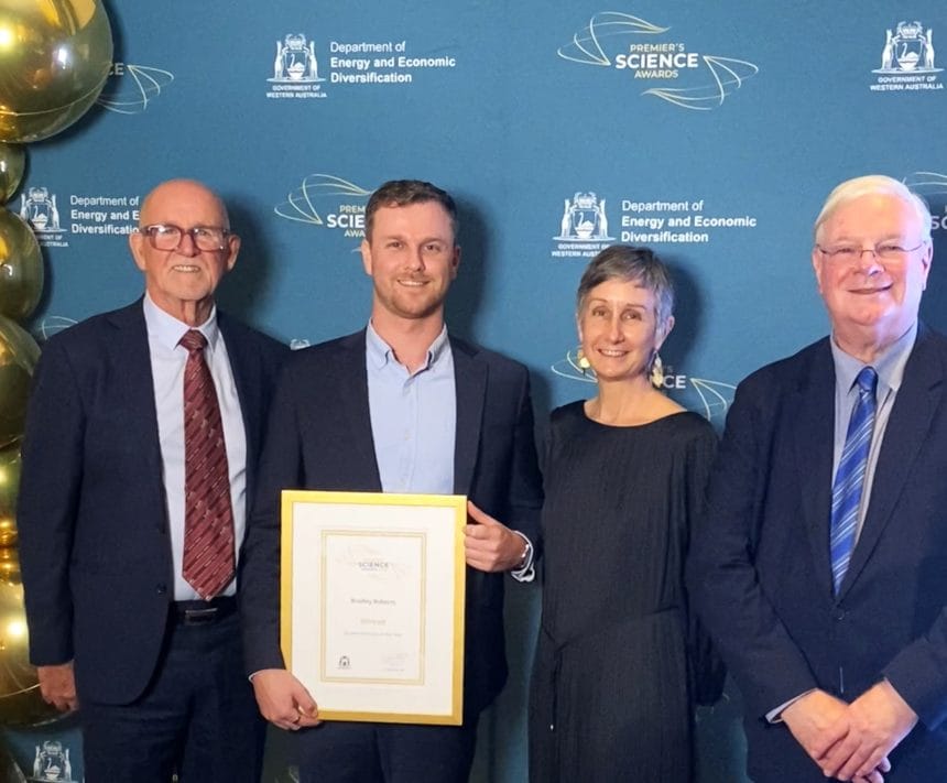 Bradley Roberts named Student Scientist of the Year