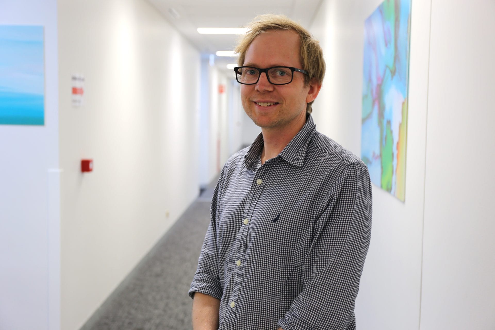 Dr Will Wallefeld in the Perron Institute Clinic